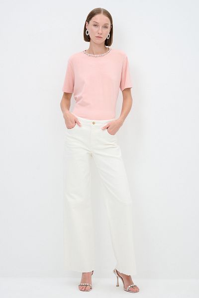 adL Wide Leg Denim Trousers