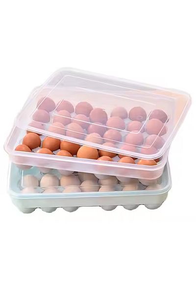 Nactumu 30 Egg Capacity Refrigerator Egg Storage Organizer