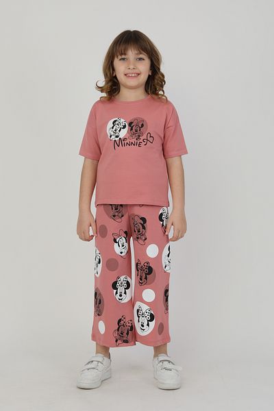 e-çocuk Minnie Printed Girl's Suit 2549-1