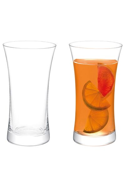 Madame Coco Grace 4-teiliges Getränkeglas-Set aus Kristallglas – 340 ml