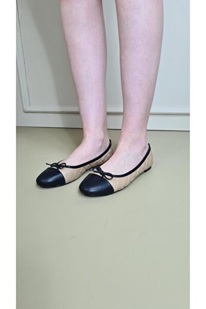 37Numara Büyük Numara Kadın Babet Ayakkabı 41-42-43-44 Numara Siyah Vizon Kap...