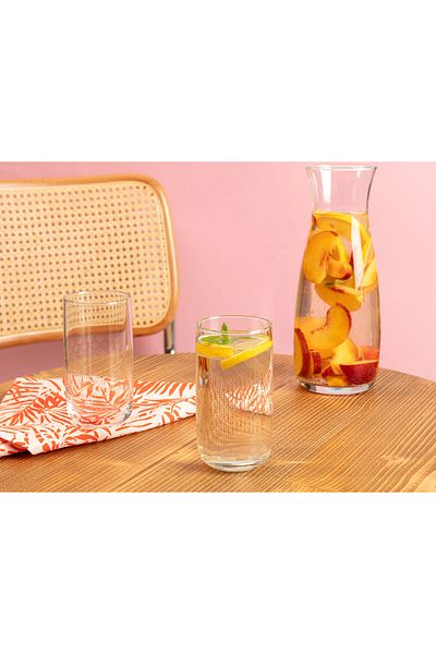 Madame Coco Musette-golden Rain 4-teiliges Softdrink-glas-set