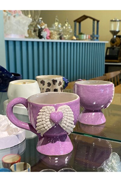 Gesto seramik Cup with Angel Wings
