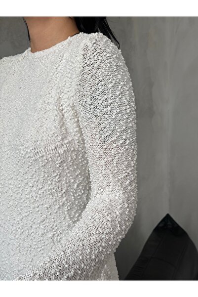 kenza'a Γυναικείο Μίνι Φόρεμα με μοτίβο ισπανικό πλεκτό με χαμηλή πλάτη