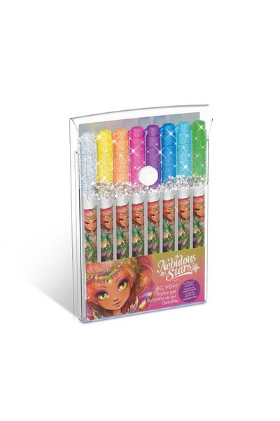 NEBULOUS STARS Set of 8 Gel Pens, Metallic Ink -