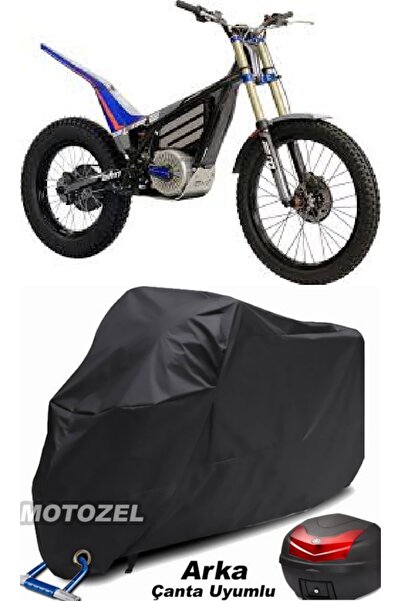 MotoZEL حقيبة خلفية سوداء من ELECTRIC MOTION E Pure Race وقماش دراجة نارية مت...