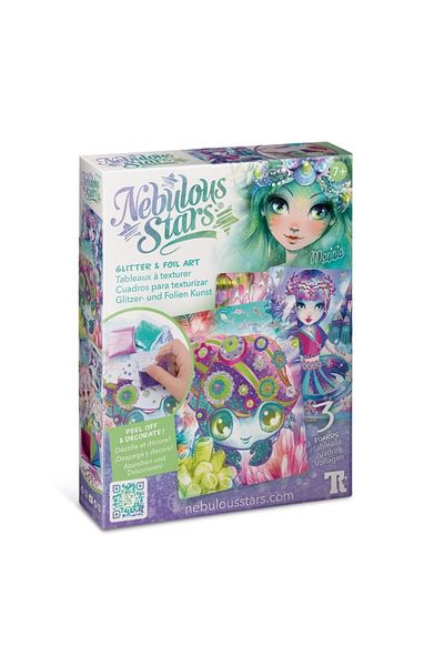 NEBULOUS STARS Set Art & Craft cu Pulbere Strălucitoare și Folie, Personaj Marinia - Nebulous Stars