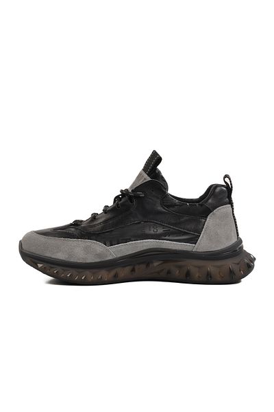 AYK'S High Sole Black Men's Sports Shoes