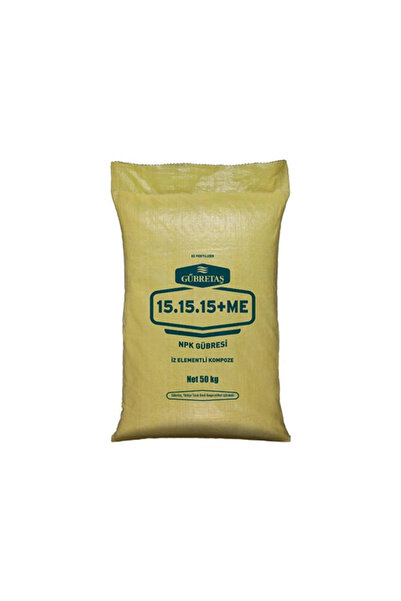 GÜBRETAŞ Süper Kompoze 15-15-15 Me Gübre 50 Kg Harmanlanmış Iz Elementli, Toh...