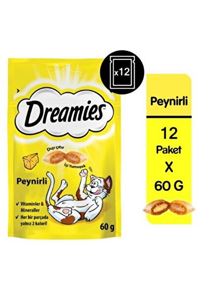 Dreamies Peynirli Kedi Ödül Maması 12x60 gr
