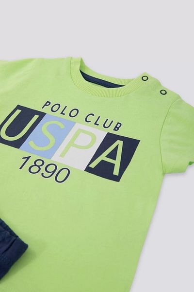 U.S. Polo Assn. BABY BOY 2-PIECE SHORT SLEEVE T-SHIRT SET
