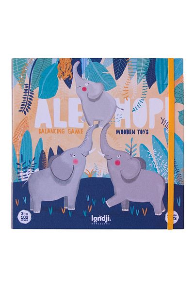Londji Alehop Elephant Tower Balance Game,
