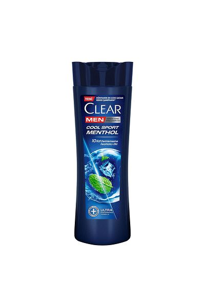 Clear 350 ml Menthol Cool Sport Shampoo - Men