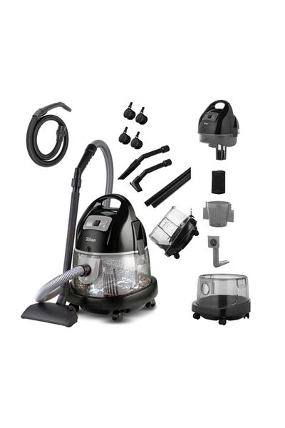 Zilan Aspirator ZILAN ZLN-8945 Gri cu filtrare prin apa si uscata,2000W