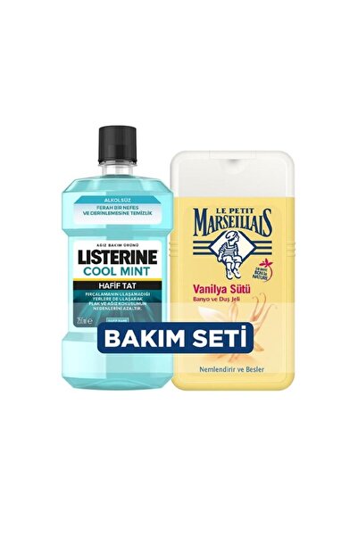 Le Petit Marseillais Duş Jeli 250 ml Vanilya Sütü Listerine 250 ml Cool Mint ...