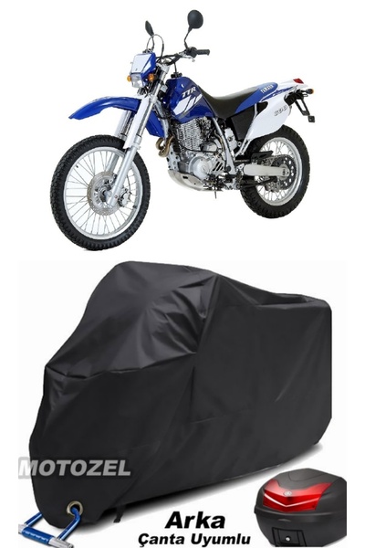 MotoZEL حقيبة ظهر سوداء من Yamaha TT 600 E وقماش قنب للدراجات النارية متوافق ...