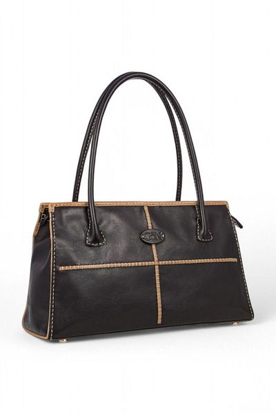GÖN Sanra Black-Gray Women's Shoulder Bag 048 Sanra
