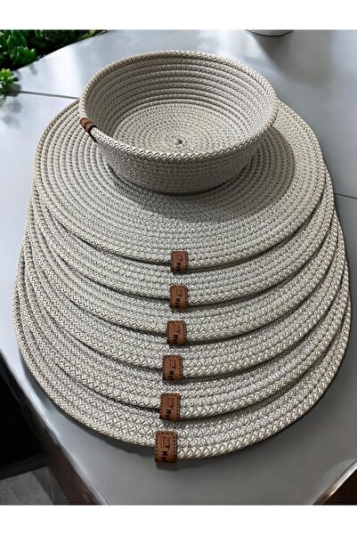 myistasyon "tarzınızı evinize yansıtın" 7 штук сірого джуту Супла / Американс...