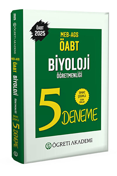 Öğreti Akademi 2025 MEB AGS ÖABT Biyoloji Öğretmenliği Tamamı Çözümlü 5 Deneme