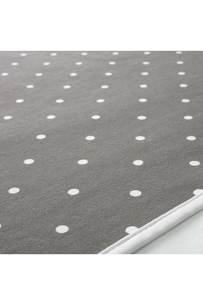 IKEA Bebek Alt Değiştirme Pedi 90x70 Cm İkea Taşınabilir Alt Değiştirme Örtüsü Gri Desenli Örtü