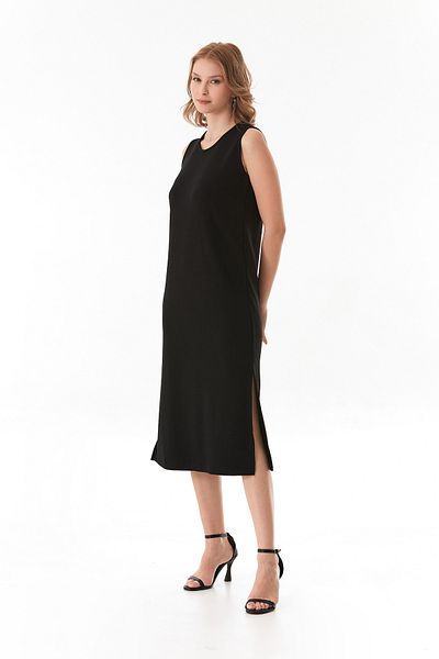 Fulla Moda Βασικό φόρεμα με σχισμή