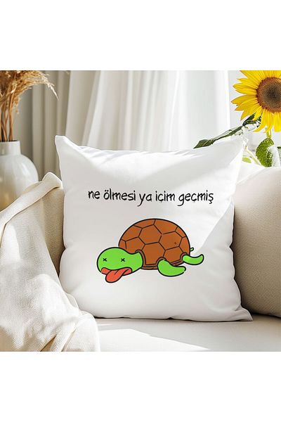 qoeuyl boutique What to Die Ya Drink Past Printed Funny Fun Gift Fiber Filled Satin Decorative Pillow