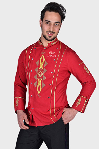 Üniformanya İsim Hediyeli Aşçı Ceketi Aşçı Ceketleri Şef Ceketi Aşçı Kıyafetl...