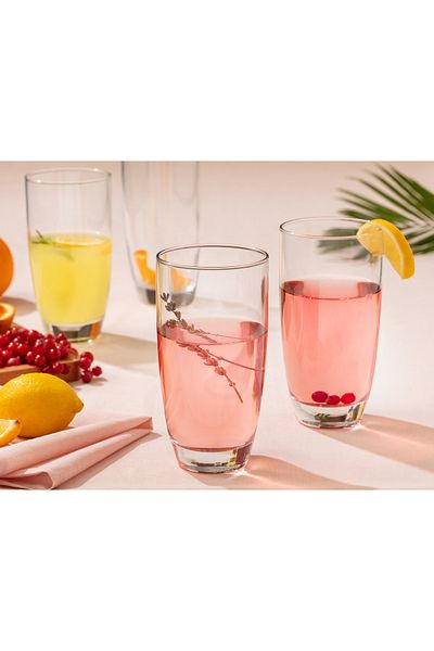 Madame Coco Fabienne – 4er-Set Erfrischungsgetränkegläser