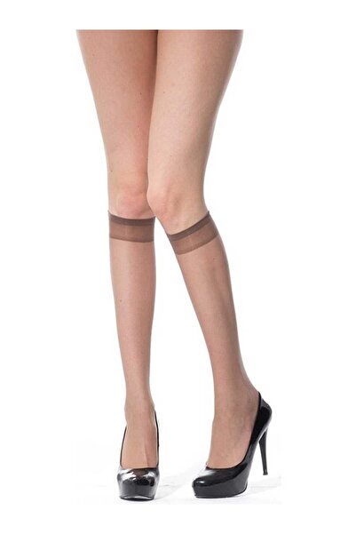 DoDe Flora Desimo Ciorapi pentru femei, 20 denari, mat, rezistenti, elastici, subțiri, până la genunchi