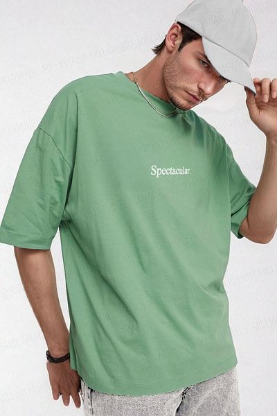 Teenage Millionaire Ανδρικό Spectacular ανοιχτό πράσινο Oversize μπλουζάκι Salas Boyfriend