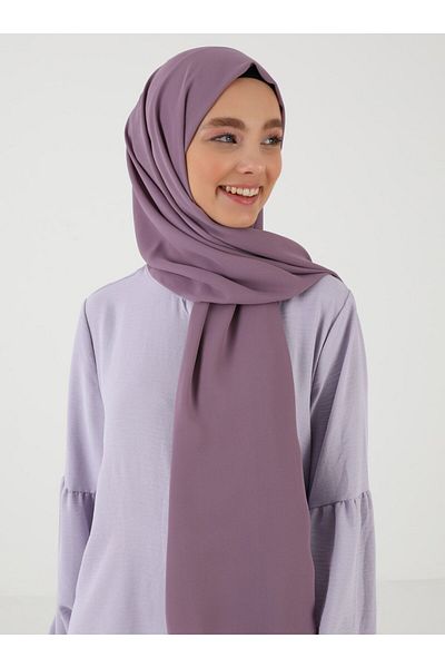 Tuva Şal Women's Crepe Shawl Light Lilac498411