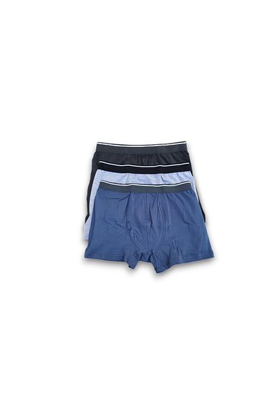 ZIDAN Men's Boxer Shorts - Made in Turkey Black-Dark Blue-Gray - 12PCS - 3XL-4XL-5XL-6XL