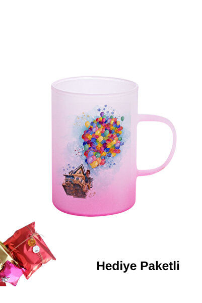 Miracix Buzlu Renkli Çay Bardağı Fotoğraflı Kişiye Özel Tasarım 1 Adet