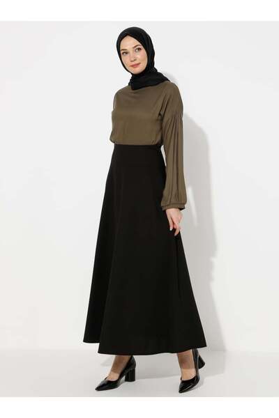 Miss Cazibe Fusta evazată - Neagră - Miss Charm