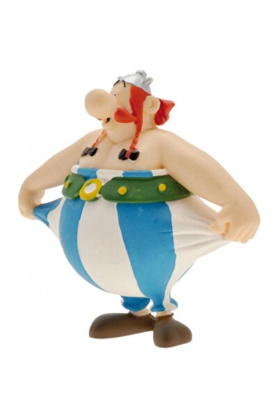 Plastoy Figurina Asterix Obelix ținându-și pantalonii, 8cm
