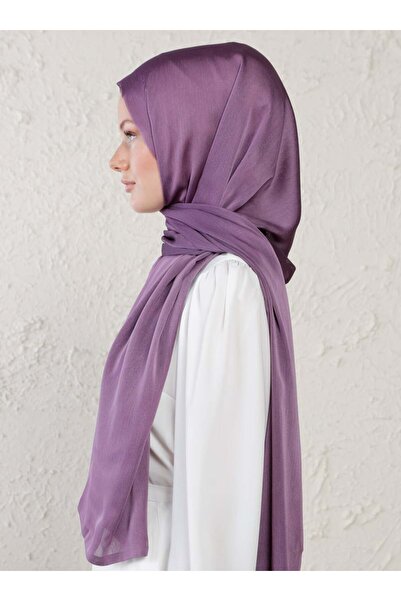 Tuva Şal Janjan Double Layer Shawl - Lilac - Tuva Shawl