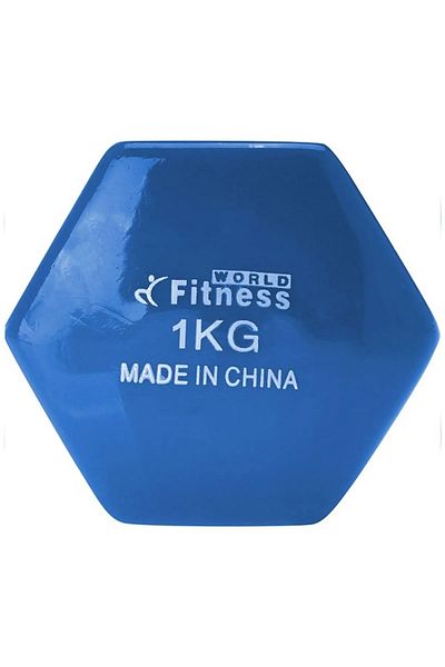 Cady One Weightlifting dumbbell made of vinyl, 3 kg, consisting of two pieces