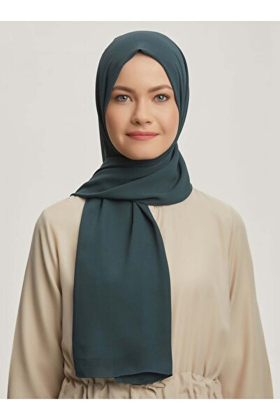 Tuva Şal Crepe Shawl - Amber Green -