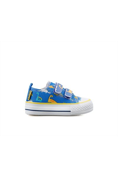 Vicco Done Patterned Girls' Preschool White/Pink Sneakers