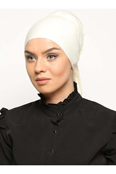 Ecardin Dikişsiz Bone -Ekru (Krem) -