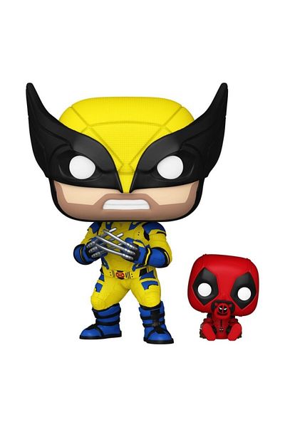 Funko Deadpool 3 POP și Buddy! Figura de vinil Wolverine cu Babypool 9 cm