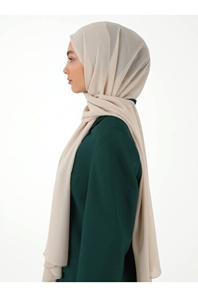 Tuva Şal Chiffon Shawl - Stone -