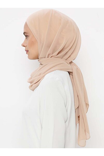 Ecardin Σάλι κοκάλι σιφόν - μπεζ -