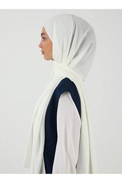 Tuva Şal Women's Crepe Shawl Ecru419642