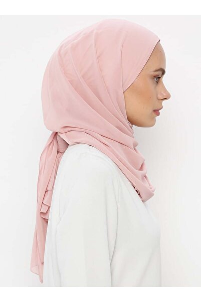 Ecardin Σάλι σιφόν με κορδέλα - πούδρα -