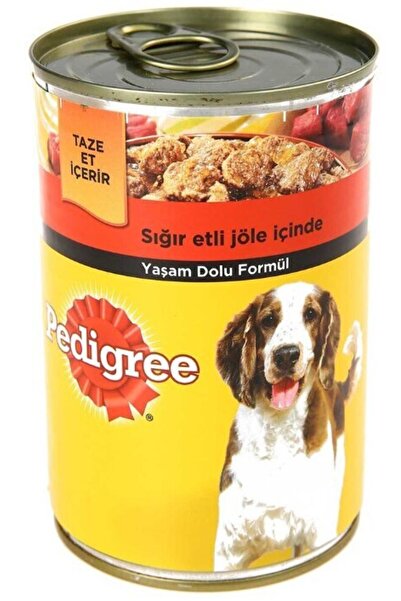 Pedigree Biftekli Ciğer Karışımlı Yetişkin Köpek Konserve Yaş Maması 12 X 400 gr