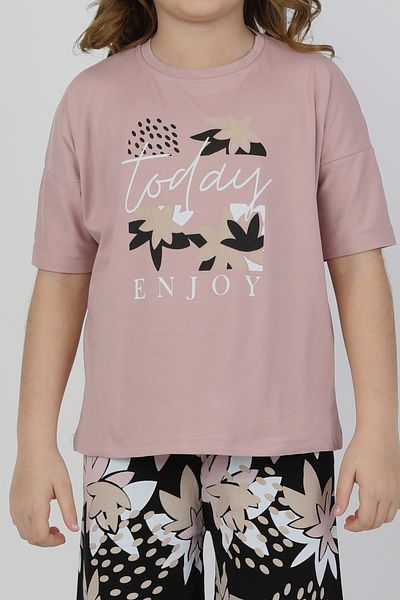 e-çocuk Today Enjoy Printed Girl's Suit