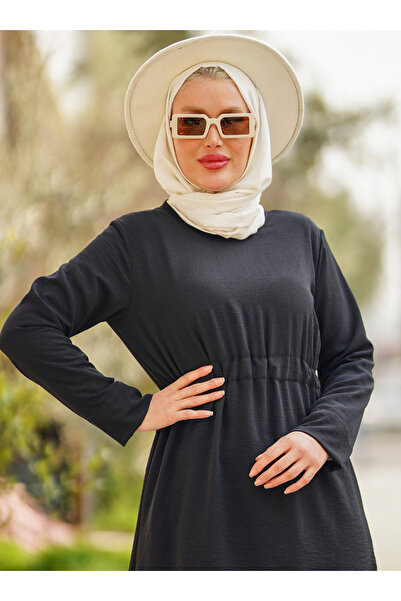 Por La Cara Black Tunic and Trousers Set