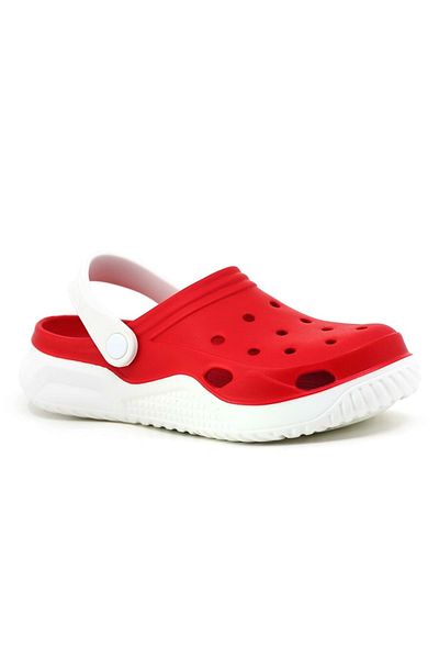 Kids Club Shoes Monapicco Stella Sabo Papuci pentru doctor și asistentă Papuci ortopedici pentru femei cu talpă groasă ROȘU