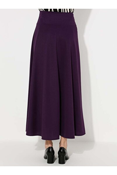 Miss Cazibe Γυναικεία Μωβ Φούστα